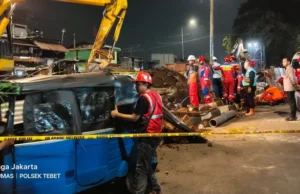 Balita Tewas Terjebak Lubang Proyek CSR di Tebet