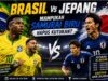 Brasil vs Jepang: Samurai Biru Hadapi Tantangan Sejarah di Houston