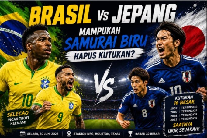 Brasil vs Jepang: Samurai Biru Hadapi Tantangan Sejarah di Houston