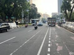 Demo Mahasiswa Usai, Lalu Lintas di Patung Kuda Normal Kembali