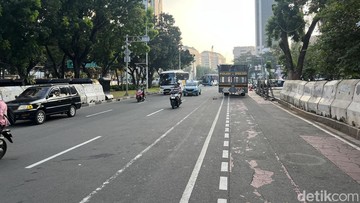 Demo Mahasiswa Usai, Lalu Lintas di Patung Kuda Normal Kembali