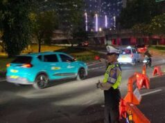 Demo Masih Berlangsung, Arus Lalu Lintas Semanggi Tetap Lancar