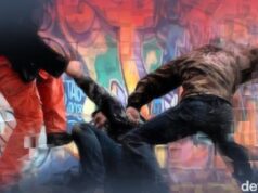 Dua Preman Brutal Serang Tukang Sate di Jakpus