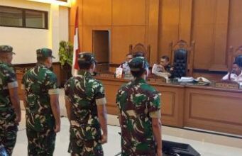 Empat Prajurit TNI Ajukan Banding atas Vonis Penyiraman Air Keras