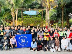 Maluk Runner Club Resmi Dimulai, Puluhan Anak Muda Ramaikan Pantai Pasir Putih dengan Gaya Hidup Sehat