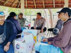 Kapolsek Poto Tano Gelar Jumat Curhat di Tambak Sari, Ajak Warga Aktifkan Siskamling dan Waspadai TPPO