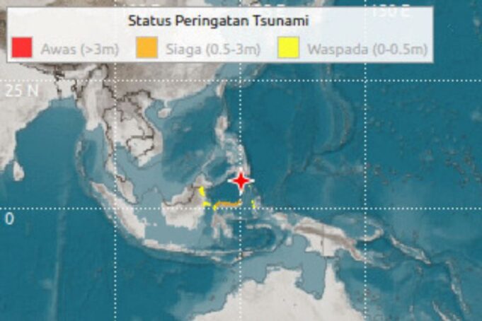 Gempa 7,7 di Laut Sulawesi Bukan Megathrust