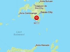 Gempa Mindanao Getarkan Timur Indonesia