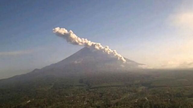 Gunung Semeru Gempa Letusan 583 Kali dalam Seminggu