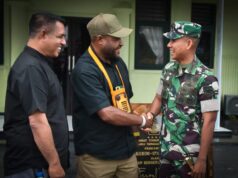 Dandim 1710/Mimika Terima Audiensi Ketua KPU Mimika, Pererat Silaturahmi dan Tingkatkan Sinergitas