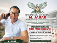 DPC Garda Satu Sumbawa Dukung Penuh Upaya Pemkab Wujudkan Industri Ayam Terintegrasi