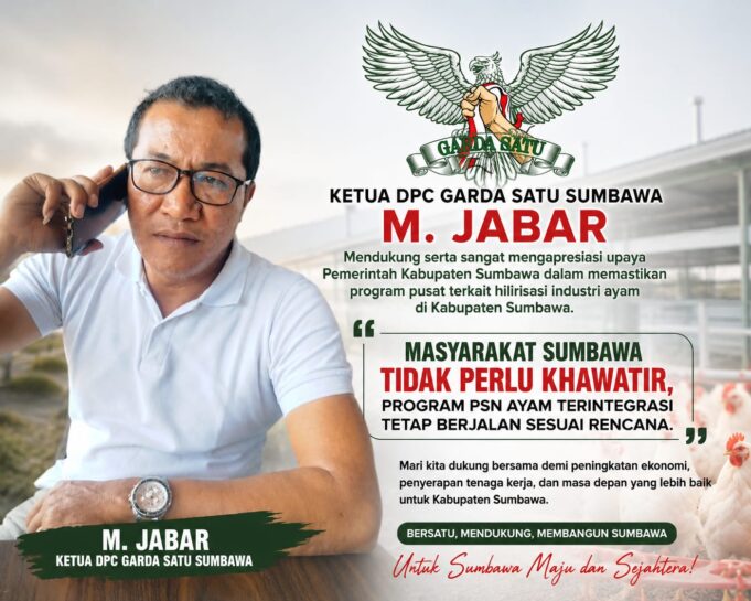 DPC Garda Satu Sumbawa Dukung Penuh Upaya Pemkab Wujudkan Industri Ayam Terintegrasi