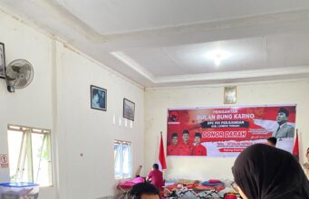 Peringati Bulan Bung Karno, PDIP Lombok Tengah Bertekad Jadikan Aksi Sosial sebagai Agenda Rutin