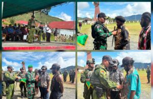 Kembali ke Pangkuan Ibu Pertiwi, 5 Mantan Anggota OPM di Puncak Jaya Ikrar Setia NKRI