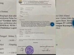 Surat Pemberitahuan Aksi Beredar, Massa Ancam Tutup Sejumlah Pelabuhan di Kayangan dan AMMAN