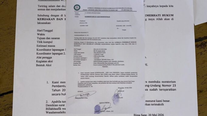 Massa Ancam Boikot Pelabuhan Sape, Tuntut Pemerintah Segera Buka Moratorium DOB Pulau Sumbawa