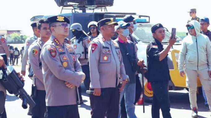 Kapolres KSB AKBP Zulkarnain Turun Langsung Kawal Aksi PPS di Poto Tano, Tekankan Pengamanan Humanis dan Utamakan Kepentingan Masyarakat