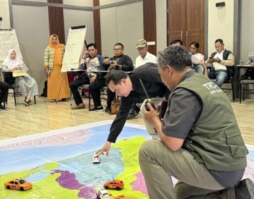 BPBD Sumbawa Gelar Simulasi Table Top Exercise Banjir Desa Kukin
