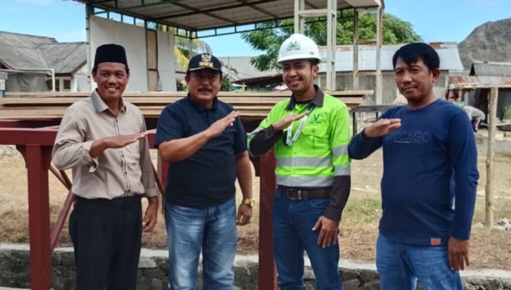 Camat Maluk dan Pemdes Maluk Bersama PT Vektor Terus Genjot Persiapan Arena MTQ ke-XXII Tingkat Kecamatan