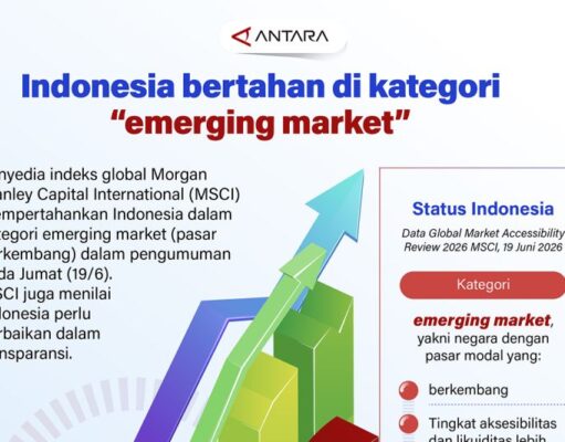 Indonesia Tetap Bertahan di Kelas Pasar Berkembang