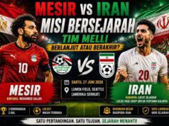 Iran vs Mesir: Laga Sejarah di Tengah Badai Politik