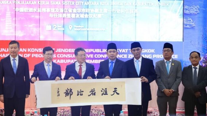 Jember Resmi Jadi Kota Kembar Jinhua