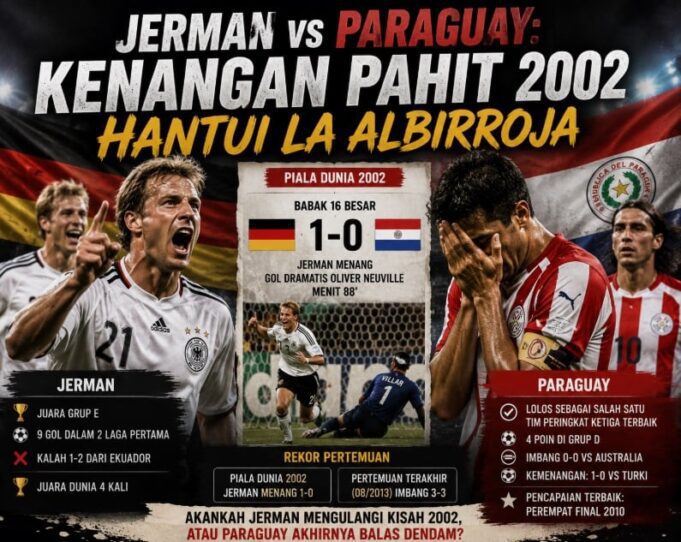 Jerman dan Paraguay Bertemu Lagi, Kenangan 2002 Menghantui