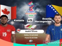 Kanada dan Bosnia-Herzegovina Bertemu di Pembukaan Piala Dunia 2026