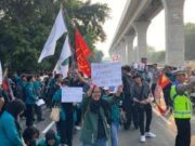 Klakson Dukung Aksi Mahasiswa di Jakarta