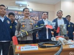 Komplotan Pencuri Kabel Sinyal KRL Beraksi Dua Tahun di Lebak
