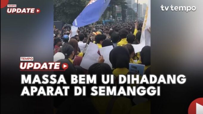 Mahasiswa Dilarang Demo di HI, Polisi Arahkan ke DPR