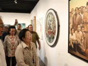 Megawati dan GKR Hemas Resmikan Pameran Mata Hati Soekarno