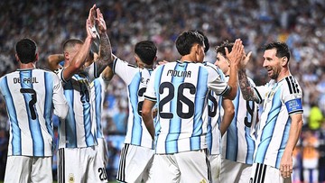 Messi Cetak Gol, Argentina Hancurkan Austria