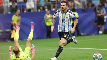 Messi Pecahkan Rekor, Argentina Menang 2-0 Atas Austria