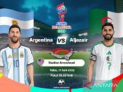 Messi Pimpin Argentina Hadapi Aljazair di Pembuka Piala Dunia