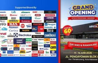 Mitra10 Buka Gerai Ke-60 di Makassar, Hadirkan One-Stop Shopping Rumah Tangga