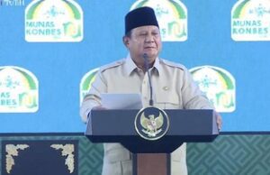 Peci di Munas NU, Prabowo Canda: PDL Harus Diubah?