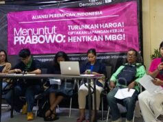 Perempuan Turun Jalan Tolak MBG dan BBM Mahal
