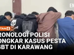 Polisi Bongkar Pesta LGBT di Karawang, Lima Orang Diamankan