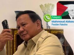 Prabowo Dapat Telepon dari Abbas, Dukung Solusi Dua Negara