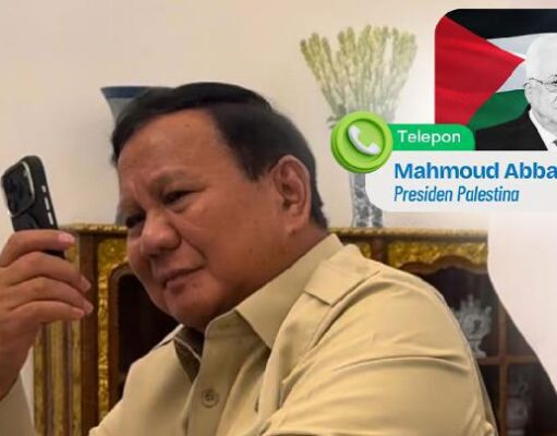 Prabowo Dapat Telepon dari Abbas, Dukung Solusi Dua Negara