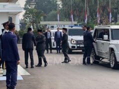 Prabowo Hadiri Persemayaman Ryamizard di Kemhan