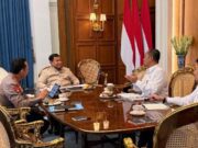 Prabowo Terima Kapolri, Bahas Stabilitas Keamanan dan Persiapan Hari Bhayangkara