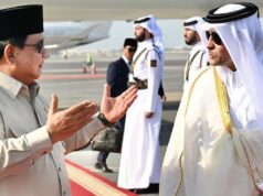Prabowo Terima Menteri Pertahanan Qatar di Istana Merdeka