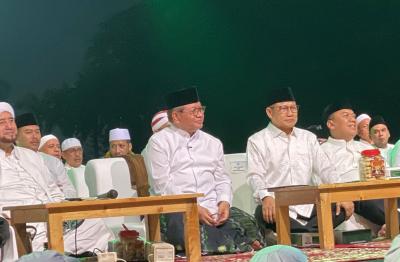 Pramono dan Cak Imin Hadiri Haul Ulama Betawi di Monas