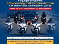 Presiden Jerman Melintas, 10 Ruas Jalan Ibu Kota Ditutup Sementara