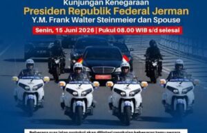Presiden Jerman Melintas, 10 Ruas Jalan Ibu Kota Ditutup Sementara