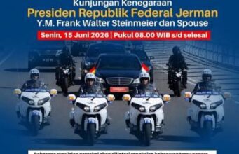 Presiden Jerman Melintas, 10 Ruas Jalan Ibu Kota Ditutup Sementara