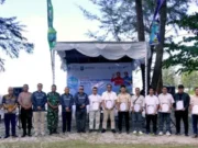 Ratusan Pohon Cemara Laut Ditanam di Pantai Lalang untuk Atasi Abrasi