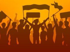 Ribuan Mahasiswa Trisakti Gelar Aksi di Tugu 12 Mei